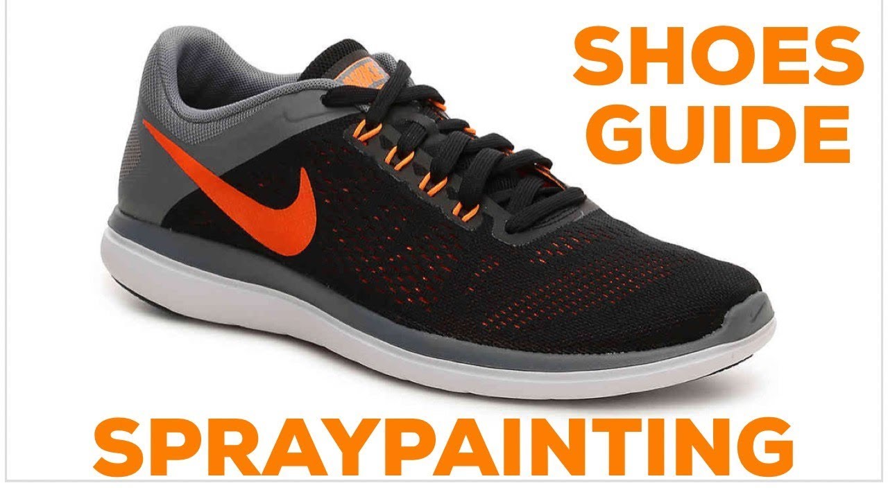 How To Spray Paint Shoes/Mid Soles/Rubber