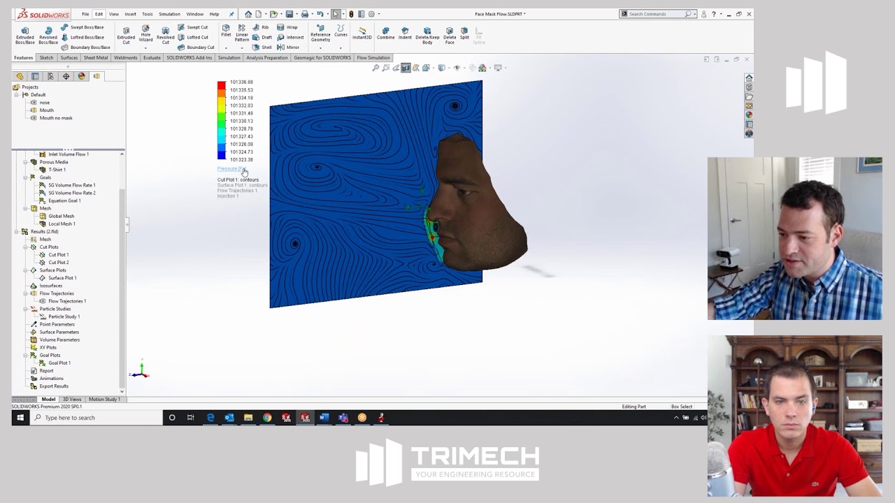 Do Masks Work? Part 2- Let's use SOLIDWORKS Flow Simulation so we can find out