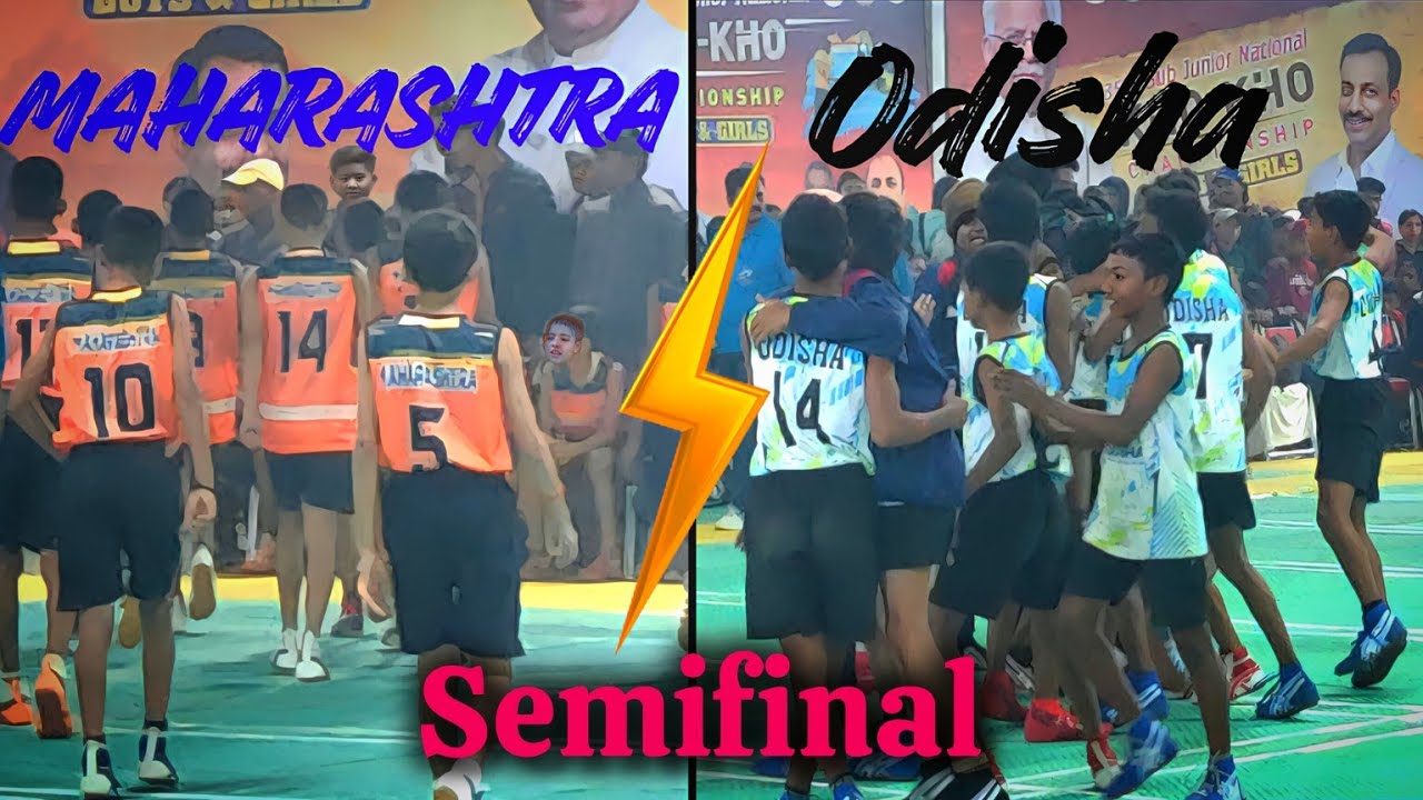 Maharashtra Vs Odisha Kho Kho Semifinal Match || 2nd Innings || 35th Sub Junior National Kho Kho 