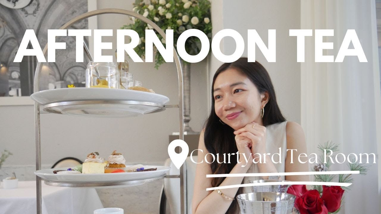 ✨ Exquisite Afternoon Tea ☕ at Courtyard Tea Room in Boston Public Library 🍰