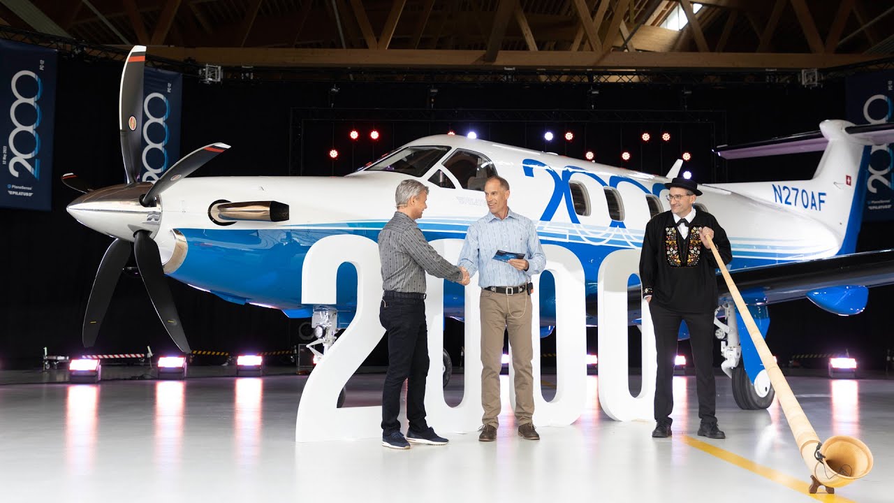 Thank you for buying 82 PC-12's - Here is the 2,000th!