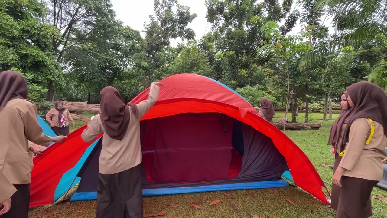 Udah bangun tendanya