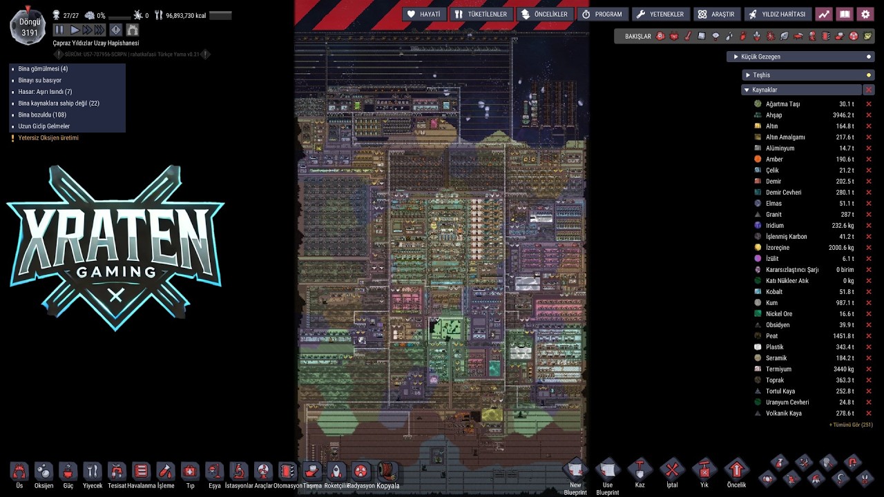 🦖 Oxygen Not Included: Prehistoric Planet Pack 🌋 Dinozorlarla Koloni Macerasına Devam 🚀 Bölüm 181 🎬