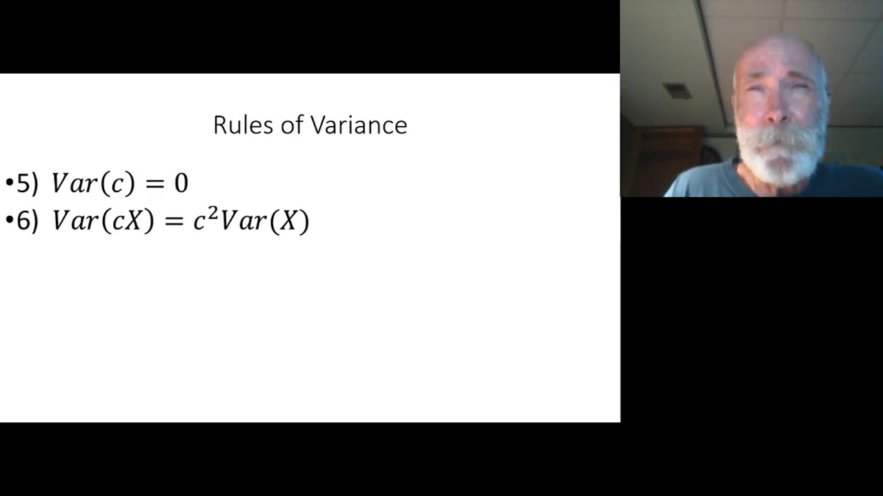 Rules of Expectation and Variance