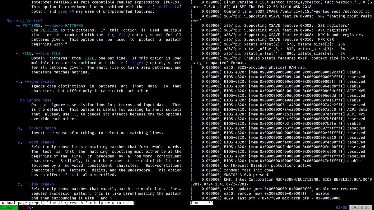 004 Конвейер команд Unix.  Программы-фильтры: grep, wc, tr, cut, sort и awk