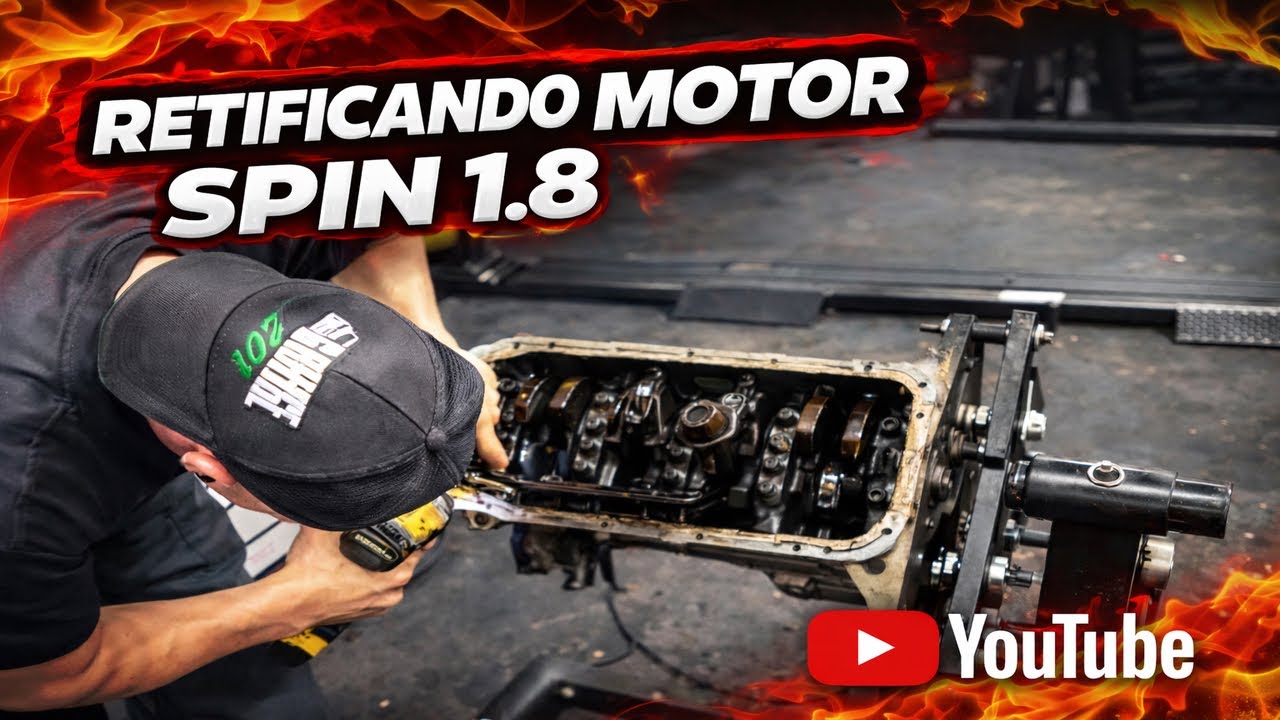 RETÍFICA DE MOTOR CHEVROLET SPIN 🔥