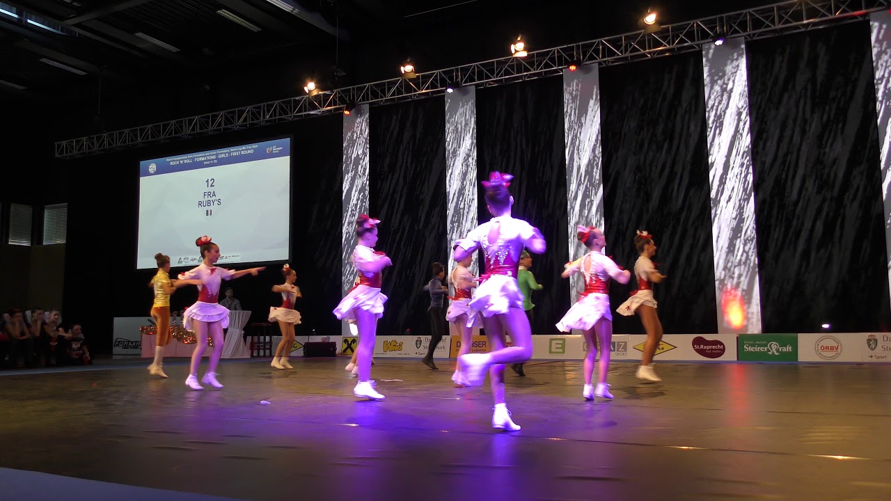 Acrobatic Rock'n'Roll World Championship Girls Formations Graz 2018