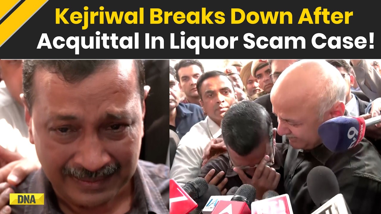 Arvind Kejriwal Breaks Down On Camera After Declared 'Not Guilty' In Delhi Liquor Scam Case