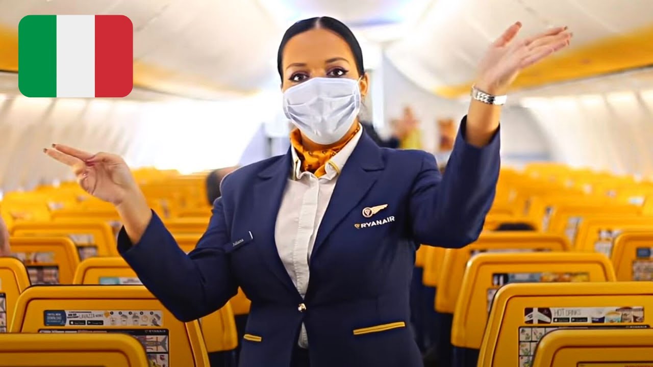 [Safety Announcement] Ryanair - Italian