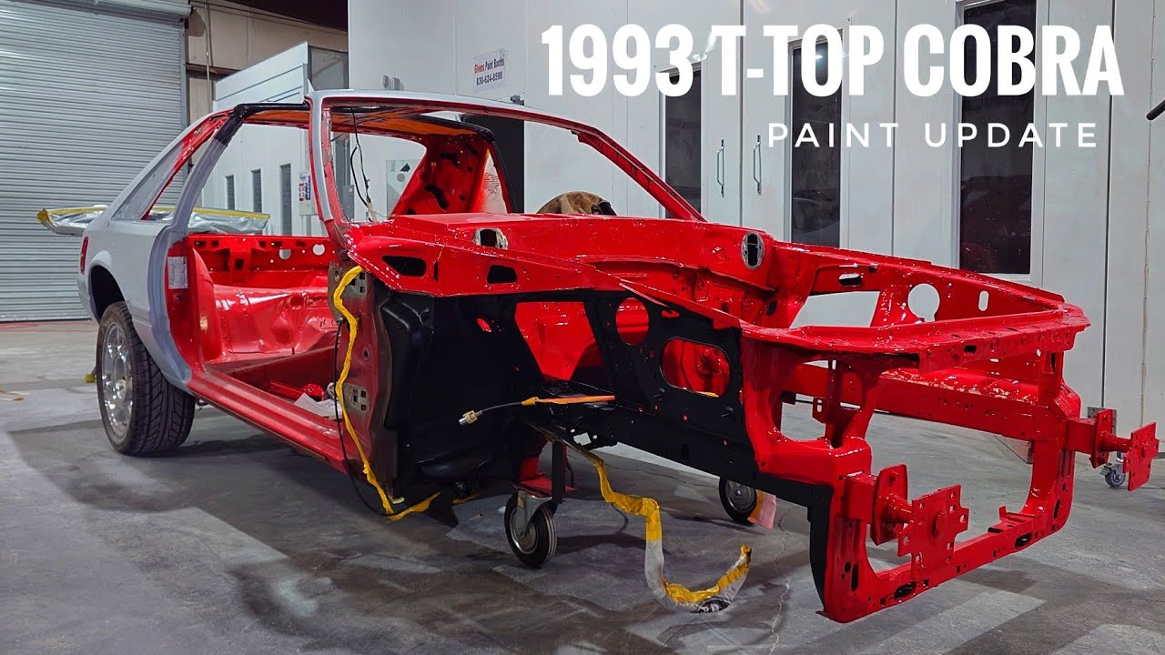 Восстановленная после аварии Cobra 1993 года выпуска почти готова к покраске.