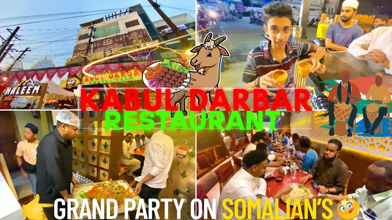 Kabul Darbar Ka famous Food Damka Bakra Grand Party On Somalians 😳|| Hyderabad Famous Food |