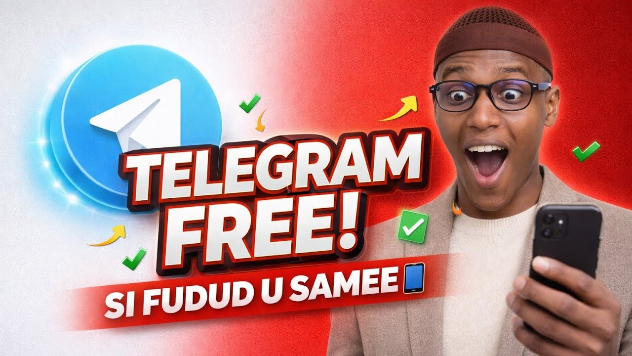 Baro Sida Telegram Account Free Ah Loo Furo – Si Fudud! 📲🔥