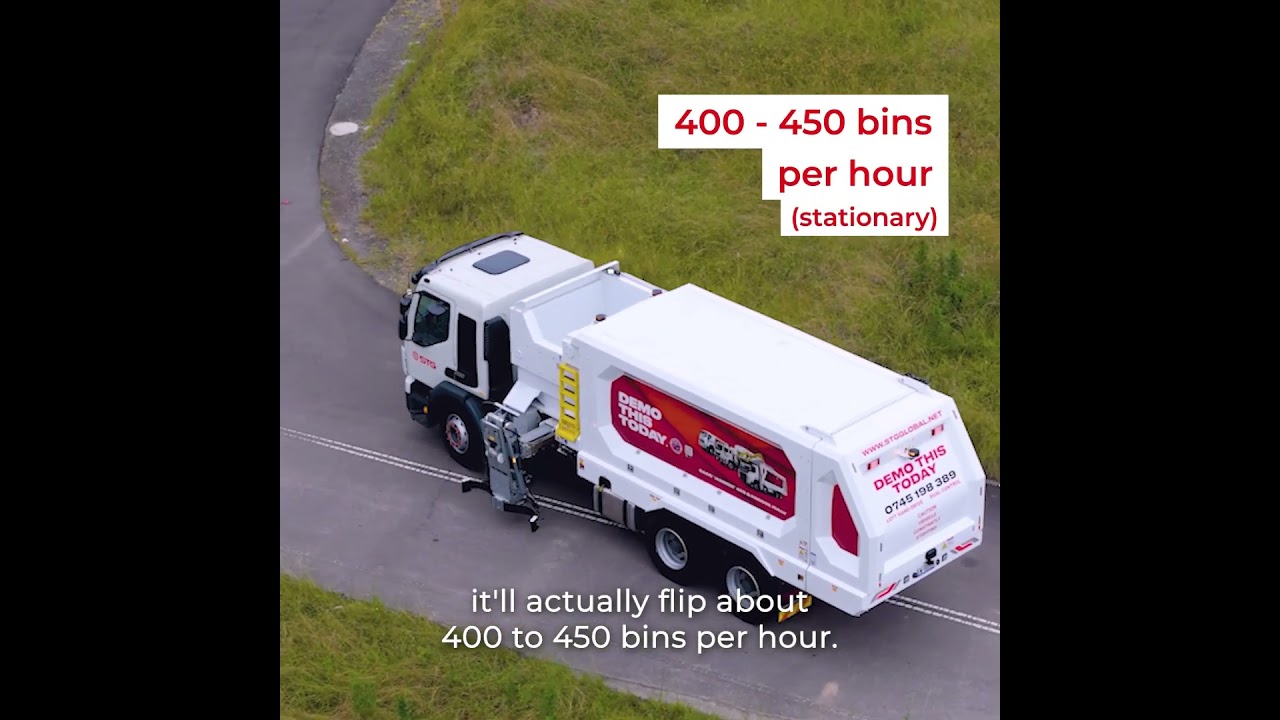 How Many Bins Can an STG Side Loader Pack Per Hour? 🚛 | STG Global