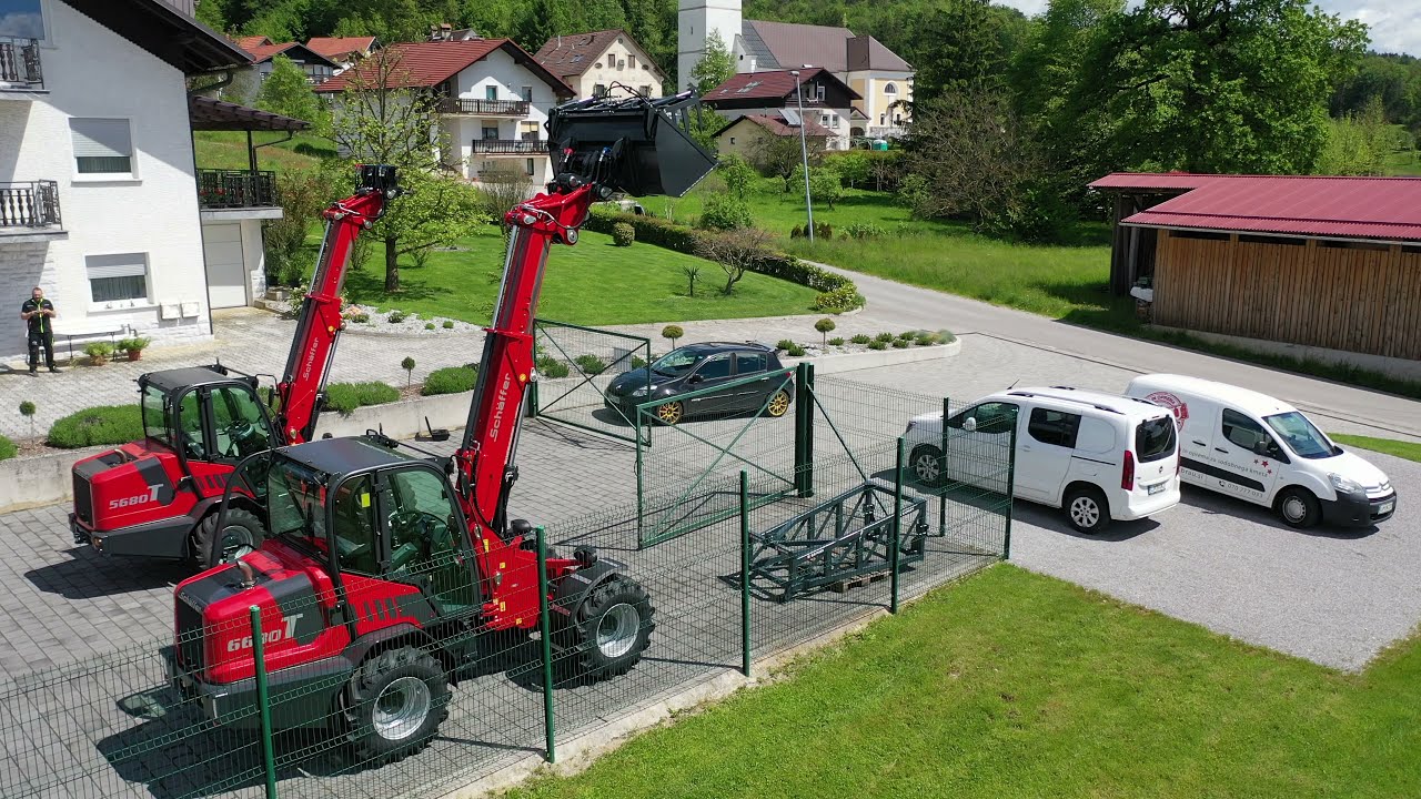 Schäffer teleskopska kolesna nakladalnik 5680 T in 6680 T - predstavitev