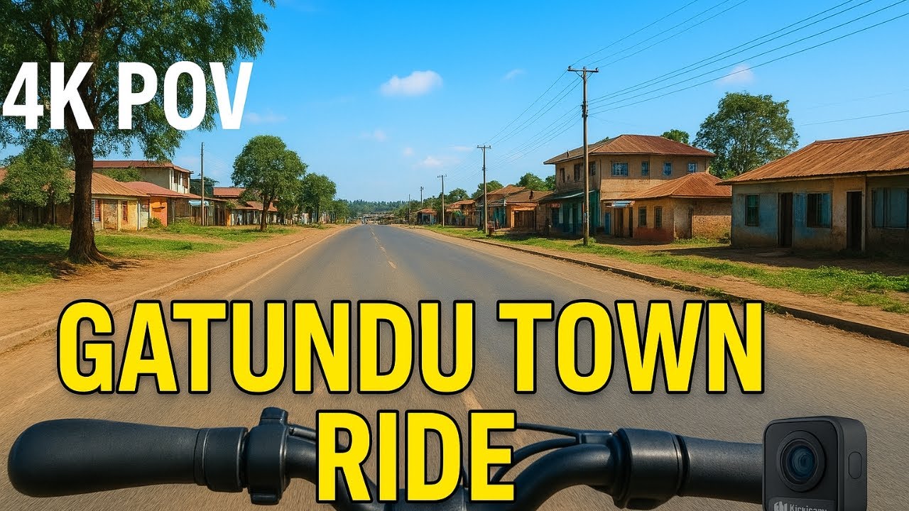 Gatundu Town 4K POV | Scenic Electric Scooter Ride (DJI Action 5 Pro)