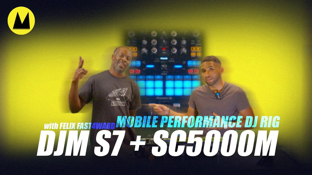 Pioneer DJM S7 + Denon SC5000m with @felixfast4ward