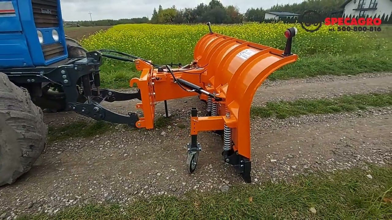 Pług śnieżny prosty komunalny ! Produkcji Metal-Technik ! Spych do śniegu z amortyzacją