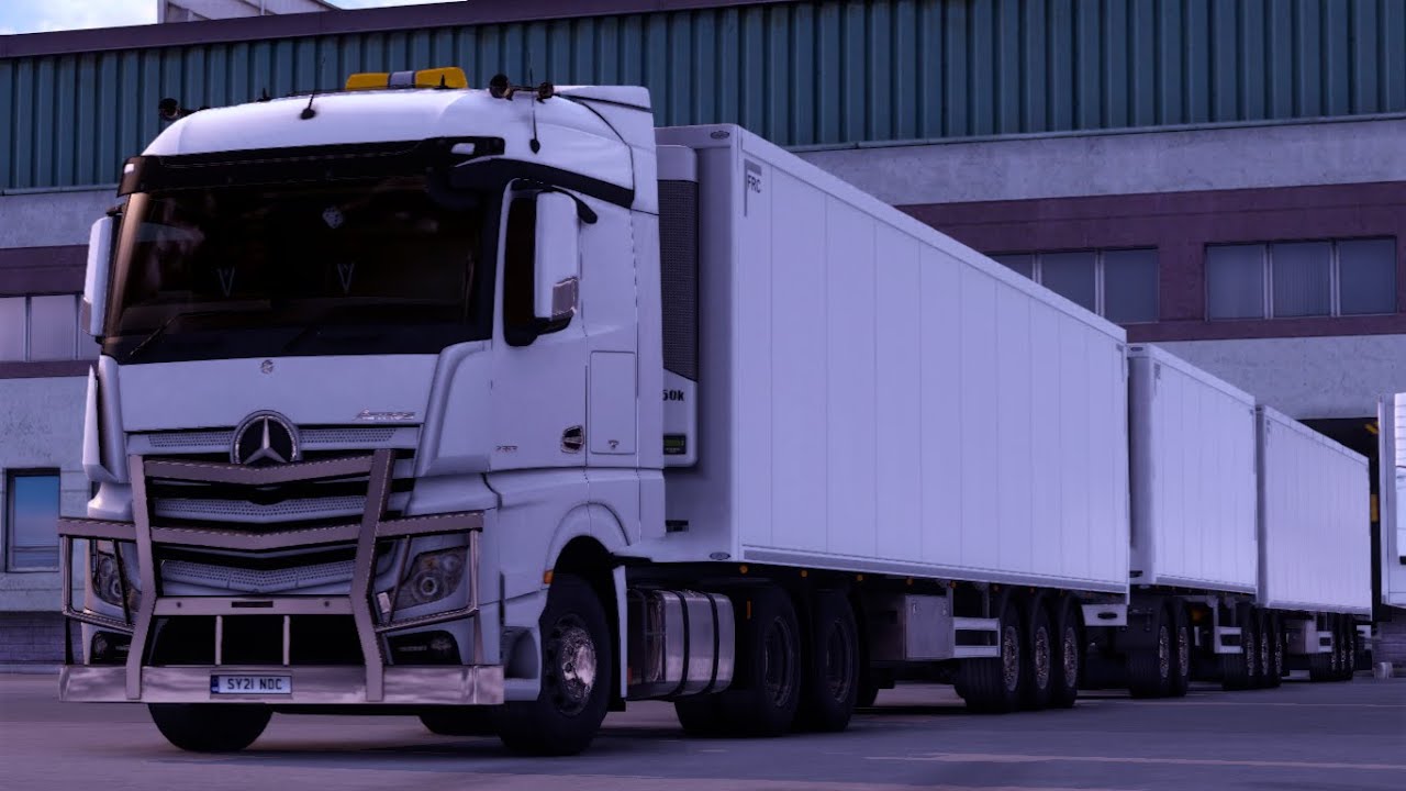 ETS2 AB-TRIPLE ROAD TRAIN PARKING
