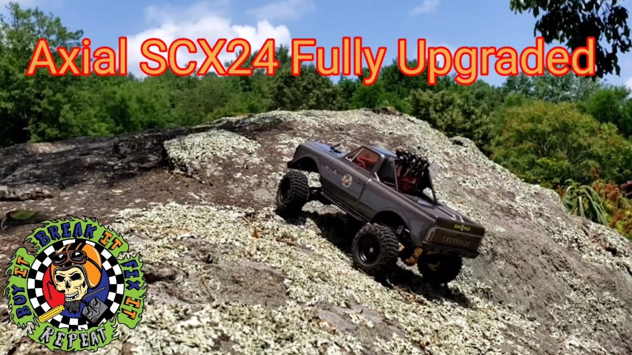 Axial SCX24 First Crawl with all the Upgrades