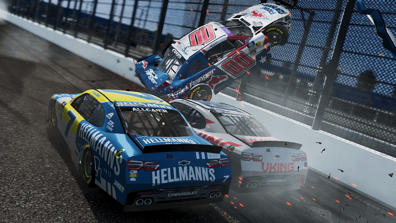 NASCAR Racing Crashes #112 - BeamNG Drive