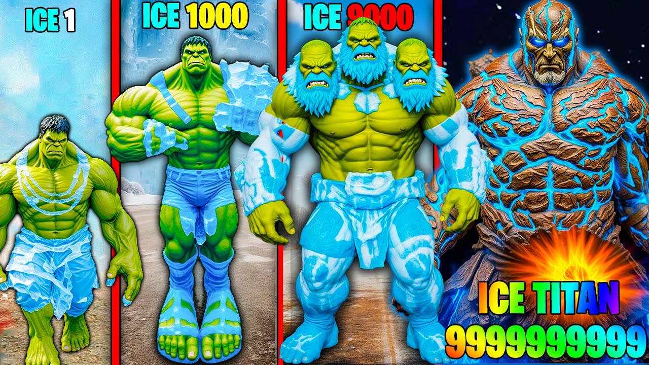 Franklin upgrade the STRONGEST HULK ICE TITAN ever in gta v