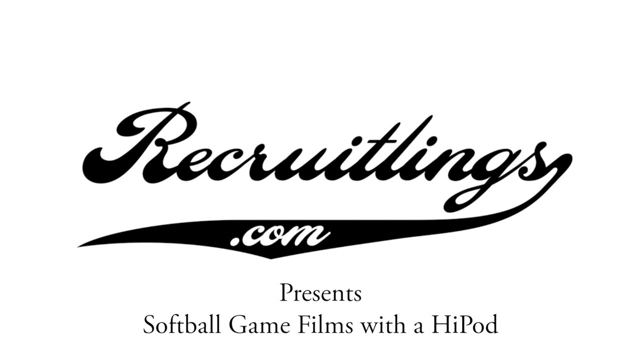 Softball Game Filming by Recruitlings