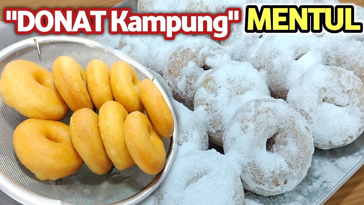 Seumur Hidup Baru Tau Bikin Donat Tanpa Telur, Tanpa SP, Tanpa Mixer Bisa Selembut Ini. Wajib Coba!