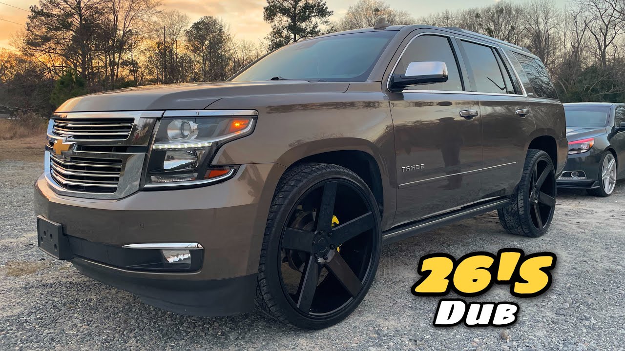 Mounting 26’s Dub Ballers On A 2015 Tahoe #dubwheels #chevy #tahoe