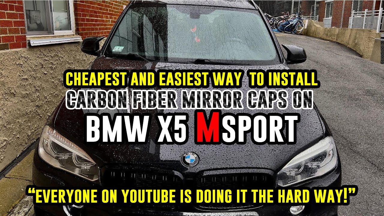 САМЫЙ ПРОСТОЙ СПОСОБ ЗАМЕНИТЬ КОРПУСА ЗЕРКАЛ НА BMW | BMW X5 M Sport