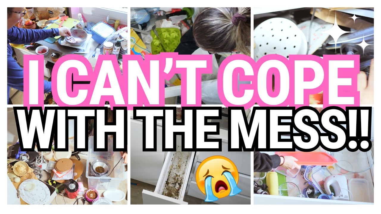 *NEW* 🧼✨REALISTIC KITCHEN DECLUTTER, CLEAN AND ORGANIZE WITH ME ON A BUDGET//CLEANING MOTIVATION