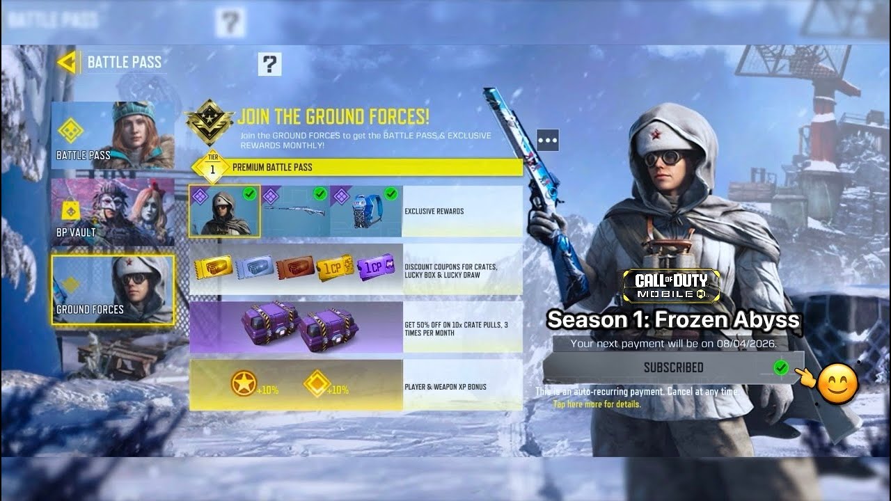 Do You Want The Battle Pass? Season 1 • GROUND FORCES BattlePass + EXCLUSIVE Monthly Rewards #codm