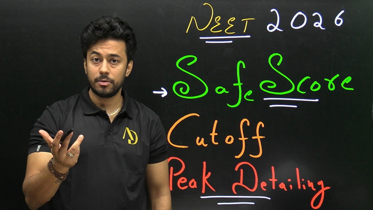 NEET 2026 Rank Vs Marks | Complete Marks Vs Rank Analysis | Safe Score? By Kshitiz Sir