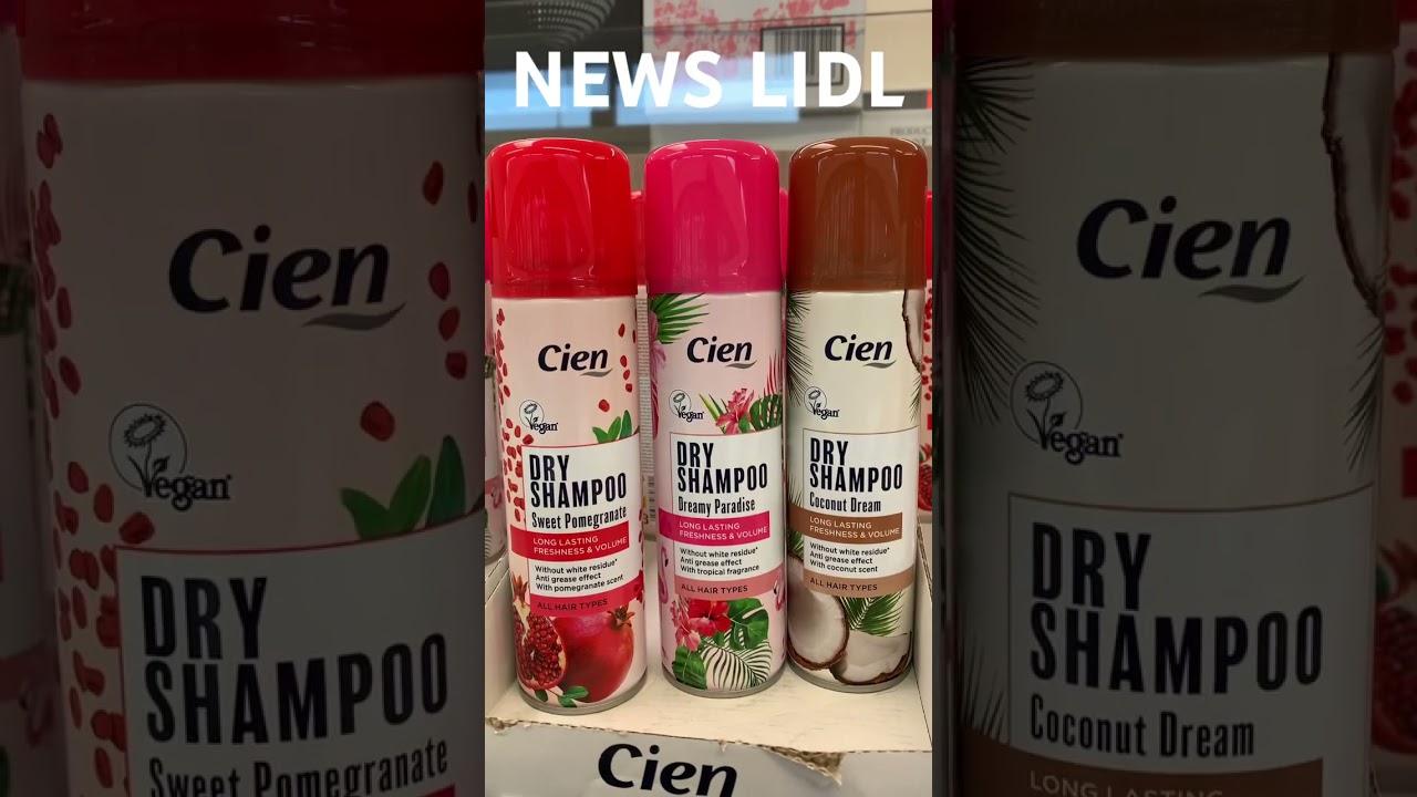 NEWS LIDL!!! 3 nuove varianti DRY SHAMPOO 🙌🏻#lidl #novit&agrave; #cien #dryshampoo #coconut