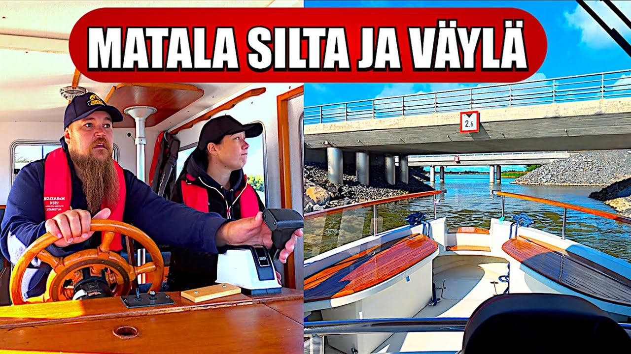 Minorilla veneilyn opettelua. Uudet reitit jännittää: Kappelin silta ja Housukarin sunti.