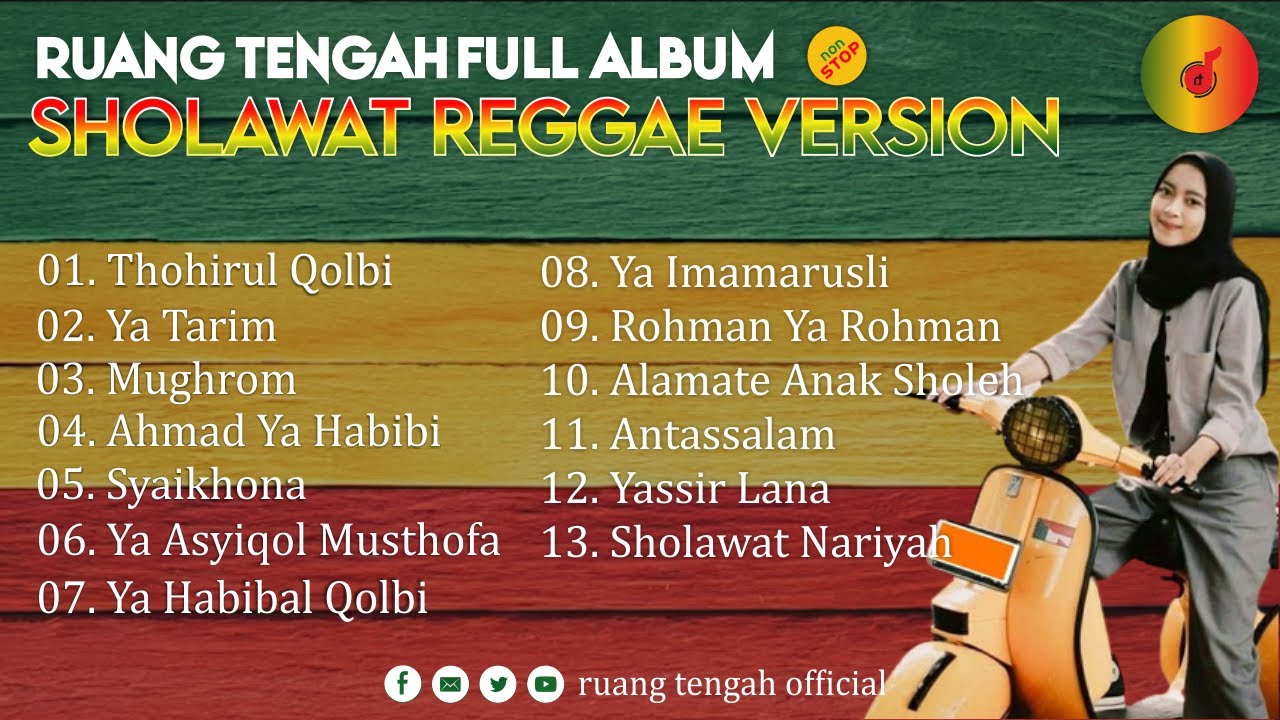 Kumpulan Lagu Sholawat Reggae Cover Terbaik | Paling enak didengarkan saat sendiri ataupun ramai