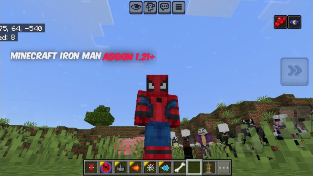 Minecraft iron Man addon | Minecraft version 1.21+ let's go
