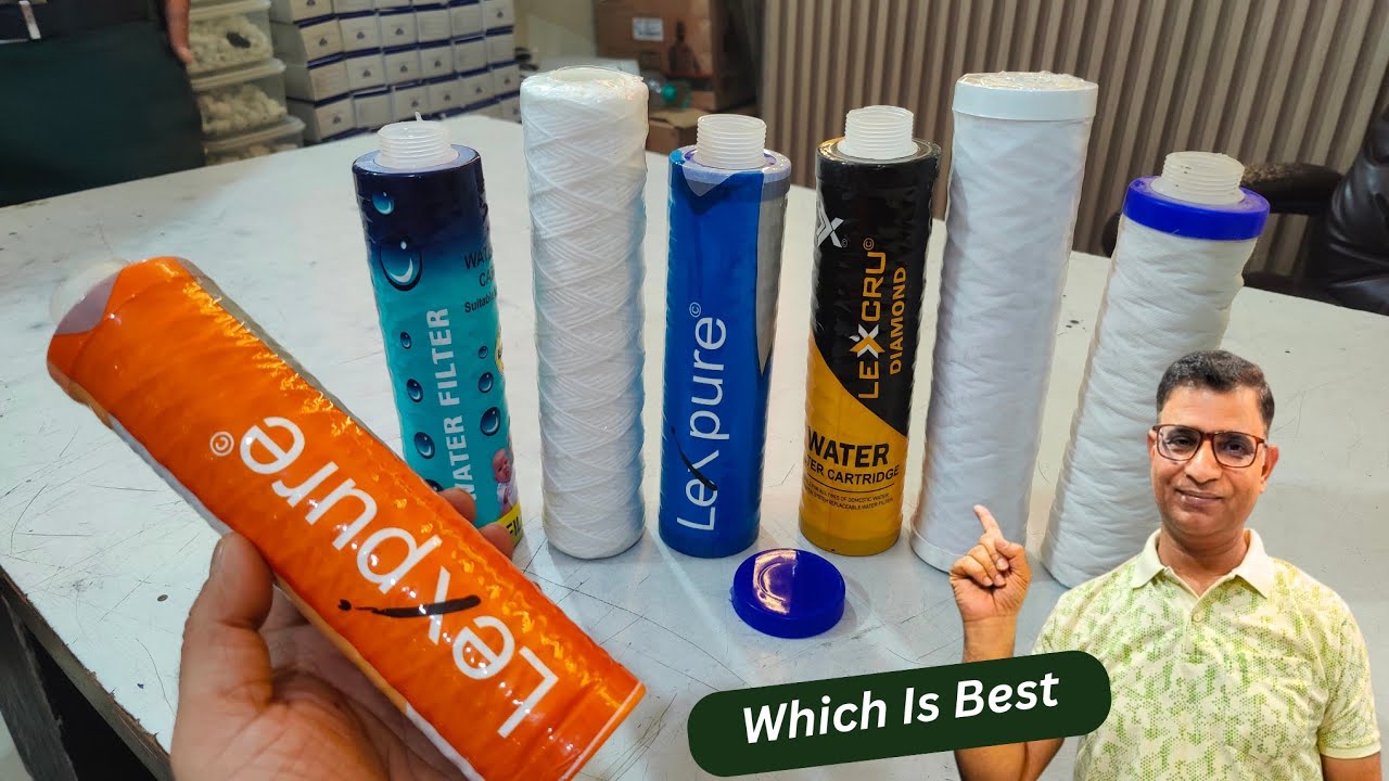 Types Of Mlt Threaded Pre Filters For RO , Which Is Best And Cheap / Aquaguard Pre Filter / Spun🤔🤔♥️