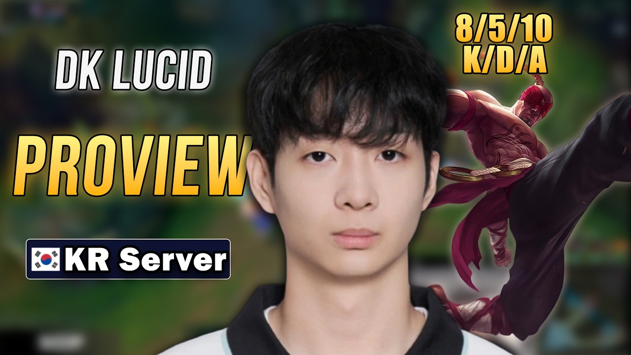 Lucid Stream Lee Sin POV | Korean Challenger Jungle Proview