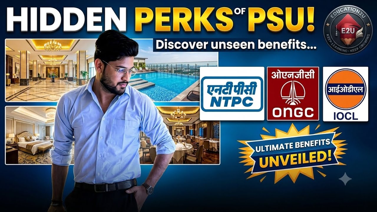 Hidden Perks of PSU jobs | Luxury life |secret allowances | NTPC| IOCL | ONGC | CIL | GAIL 