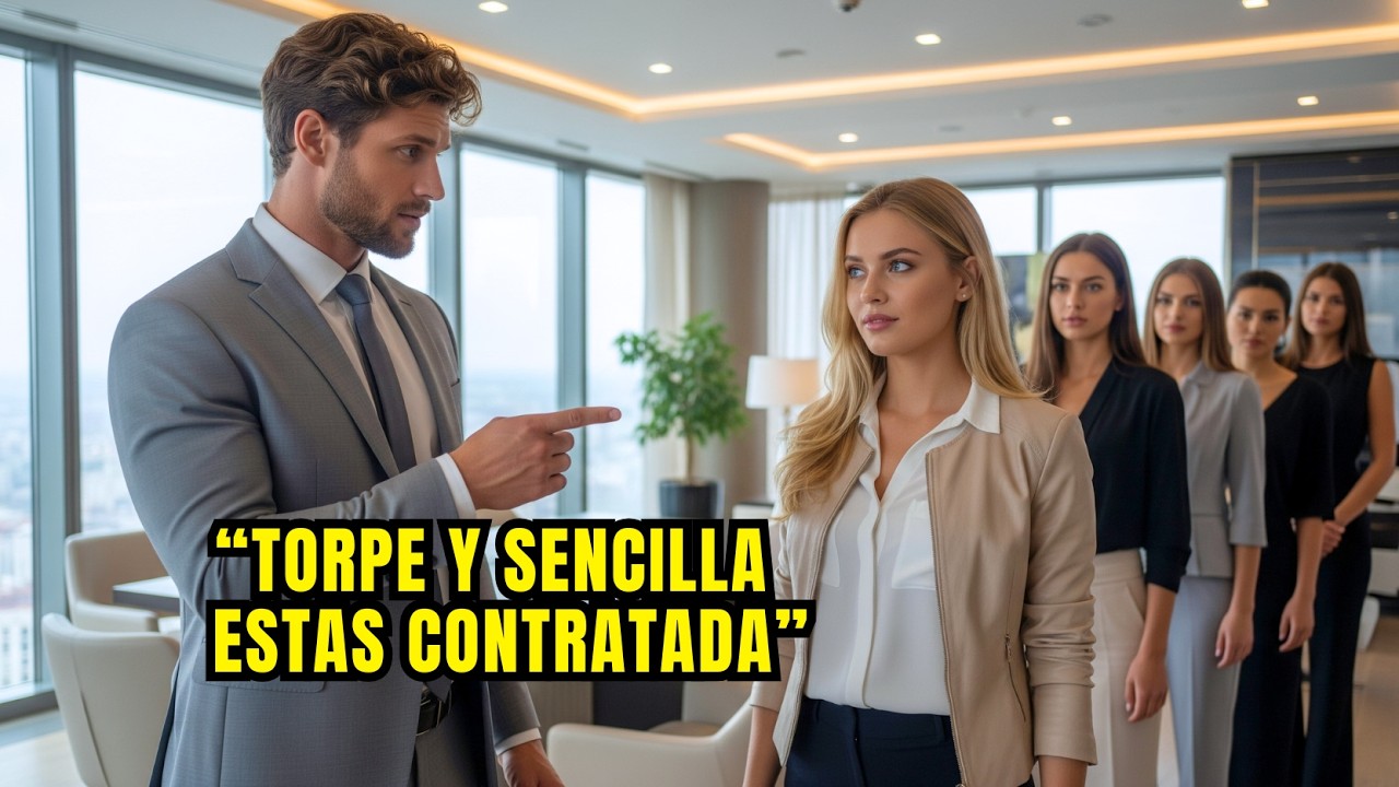 Ella llegó SIN ZAPATOS a la entrevista con el CEO Millonario y él la eligió entre 25 candidatas