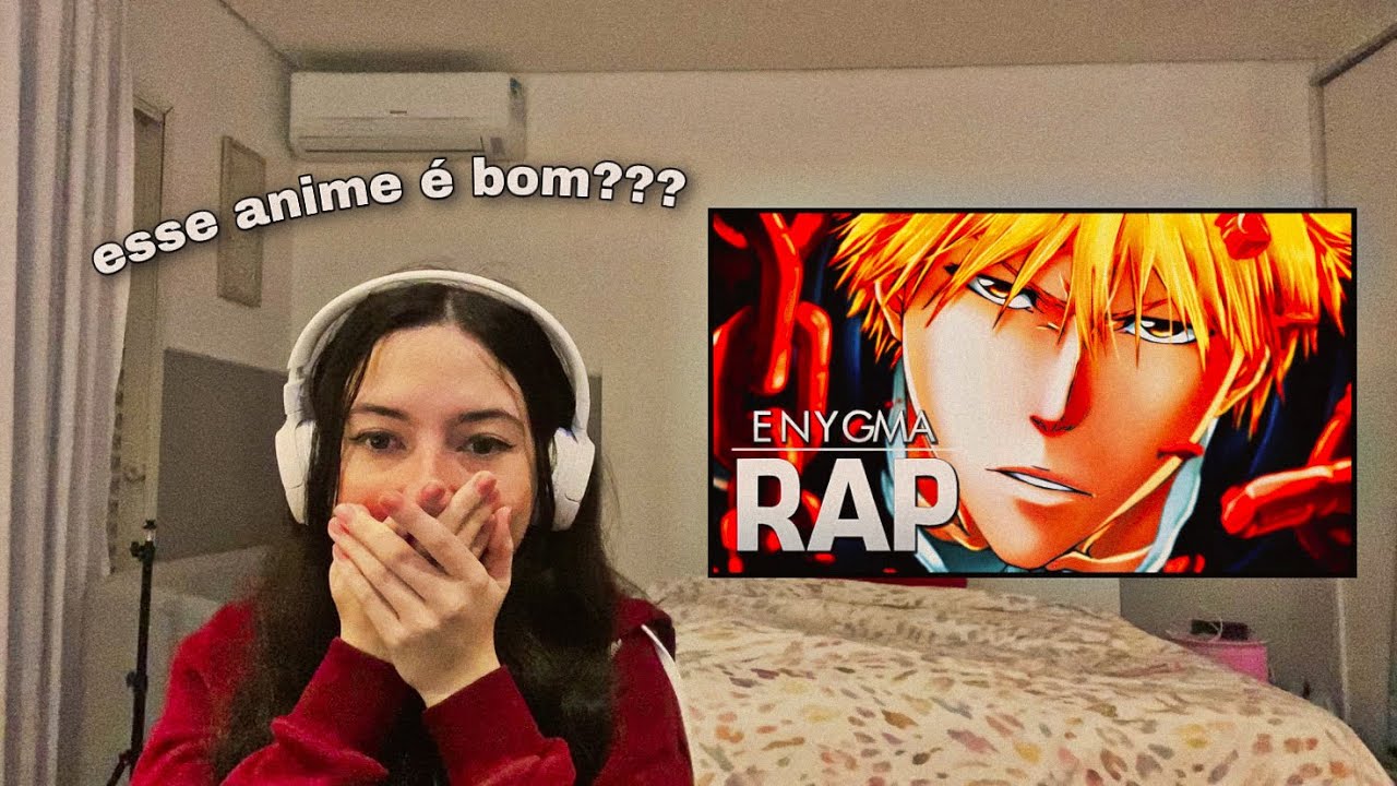 (QUE ANIME LOUCO!!) React rap Shinigami... ou Hollow (Bleach) enygma 93 - weeb things