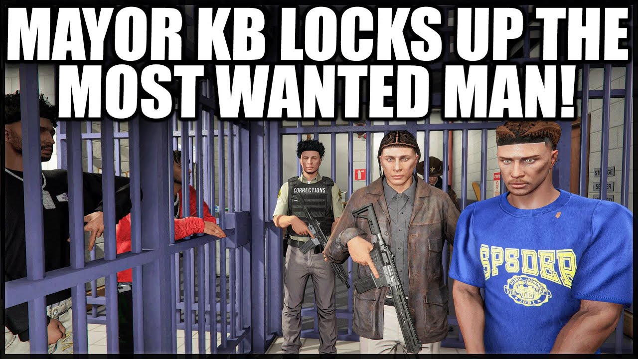 Mayor KB Locks up The Most Wanted Man! | GTA RP | GrizzleyWorld Chiraq