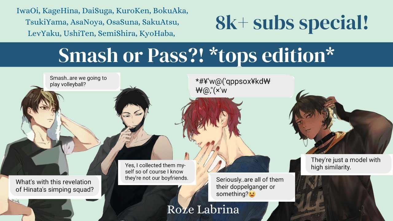 Smash or Pass?! *tops edition* 16+ | 8k+ subs special
