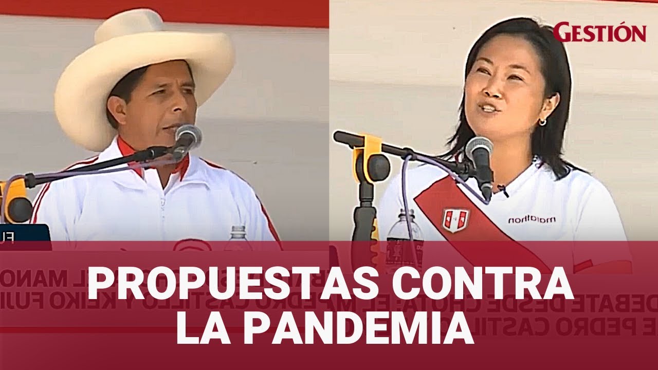 Debate presidencial en Chota: Propuestas de Keiko Fujimori y Pedro Castillo contra la pandemia