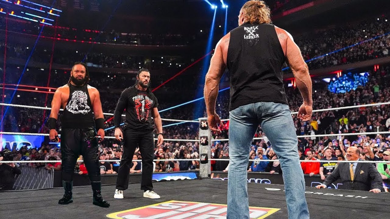 WWE 30 January 2026 Roman Reigns Return with Jacob Fatu Attacks Brock Lesnar SmackDown Full Match