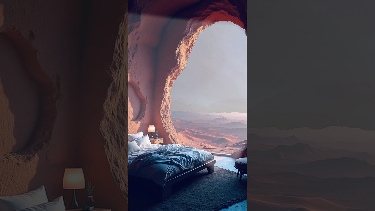Dreamy Cave Bedroom with Epic Desert Views
