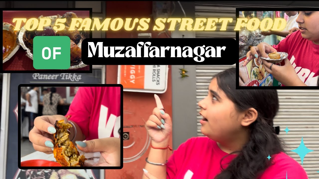Trying out TOP 5 FAMOUS STREET FOOD OF MUZAFFARNAGAR || *yummiest* 😋