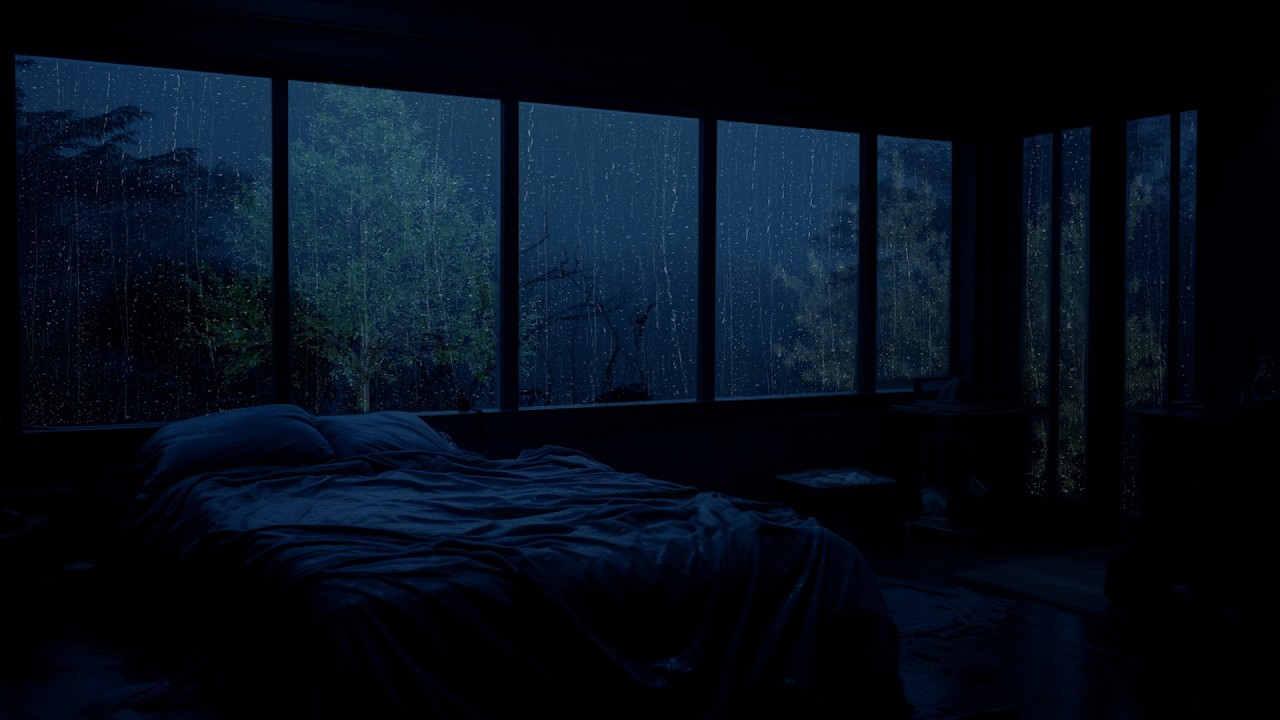 The Healing Gift of Rain for Sleep | Tranquil Raindrop Symphony for Deep and Beautiful Dreams