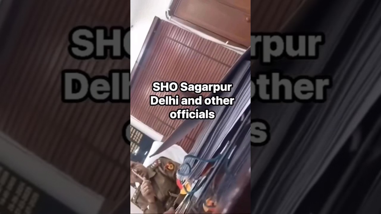 Sagarpur Police Station viral video #police #delhipolice
