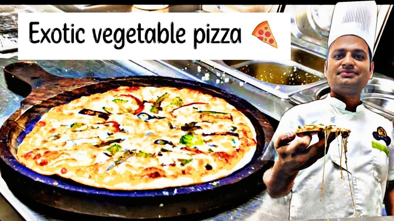 Exotic vegetable pizza by chef Rajat26